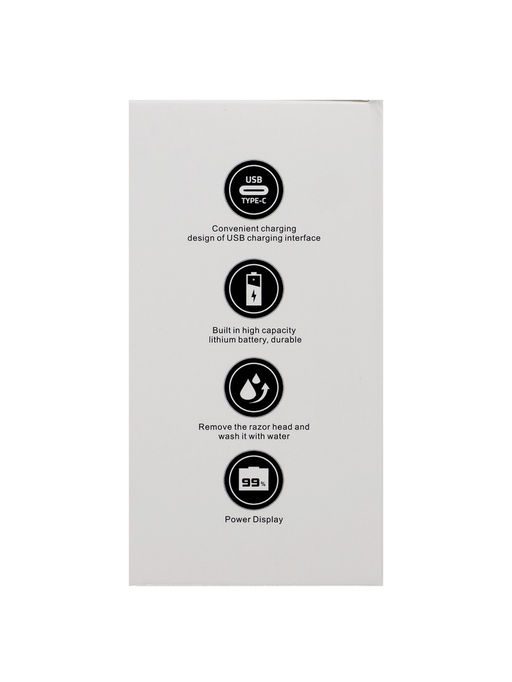 Электробритва LBR-10, 3 Вт, роторная, 3 головки, дисплей, от АКБ