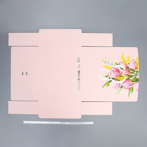 Цена за 2 шт. Коробка подарочная, упаковка, «С 8 марта», 31×24.5×8 см