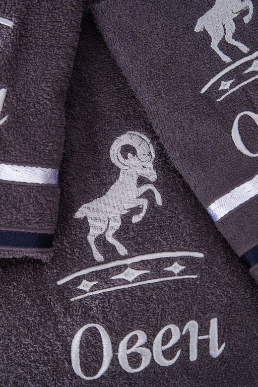 14418/10 Знаки зодиака полотенце махровое плотность 350гр