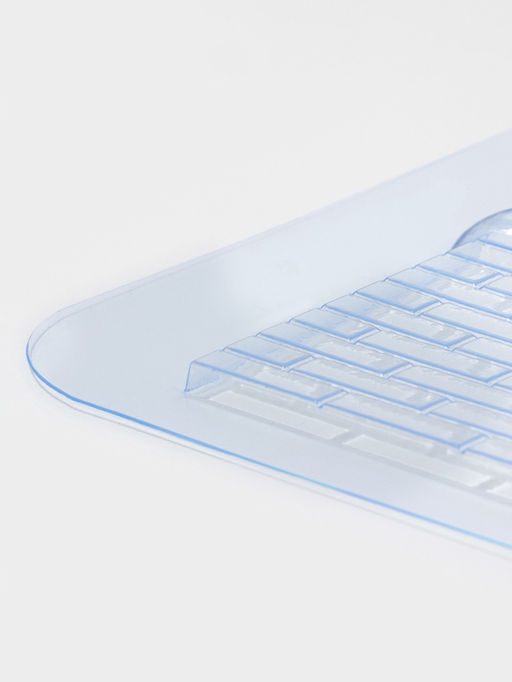 Цена за 2 шт. Форма для шоколада Санта на трубе, размер изделия 17?8,3?1 см, пластик, прозрачная - Simaland фото 5