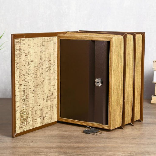 Шкатулка книга - сейф многотомный «Война и мир», дерево, 25×19×16.5 см