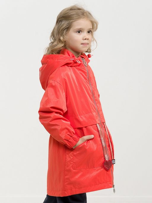 PELICAN, плащ для девочек, Красный  фото 7
