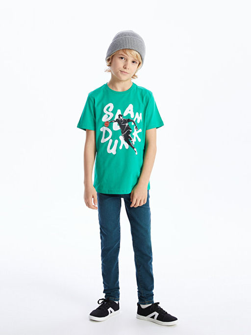 Beli Ayarlanabilir Lastikli Erkek ?ocuk Jean Pantolon