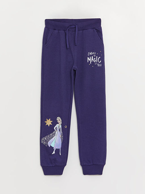Beli Lastikli Elsa Bask?l? K?z ?ocuk Jogger E?ofman Alt?