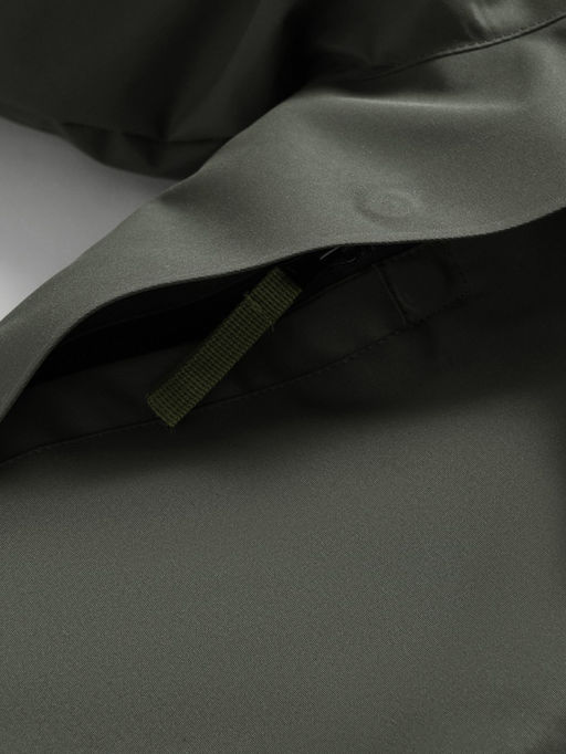 Парка зимняя подростковая для мальчика с капюшоном цвета хаки 9533Kh - Valianly фото 15