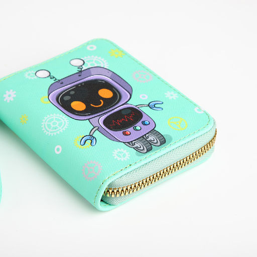 Кошелёк на молнии, салатовый