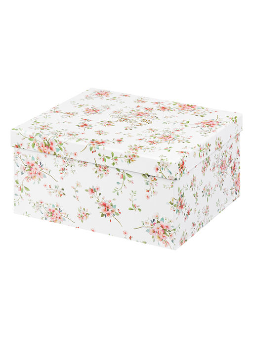 Чайная пара 2 пр. 450 мл 14*11*8,5 см "Яблоневый цвет на белом" NEW BONE CHINA