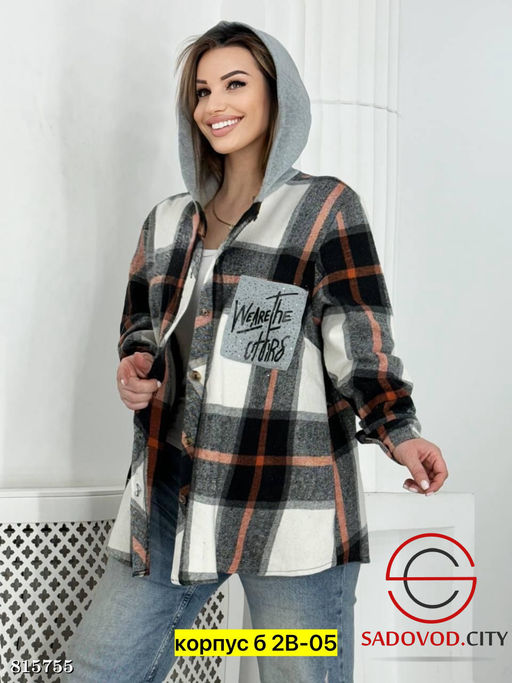 Рубашка женская с капюшоном - Bruno фото 6