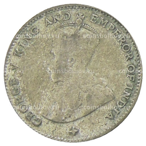 10 центов 1919 года Стрейтс Сетлментс