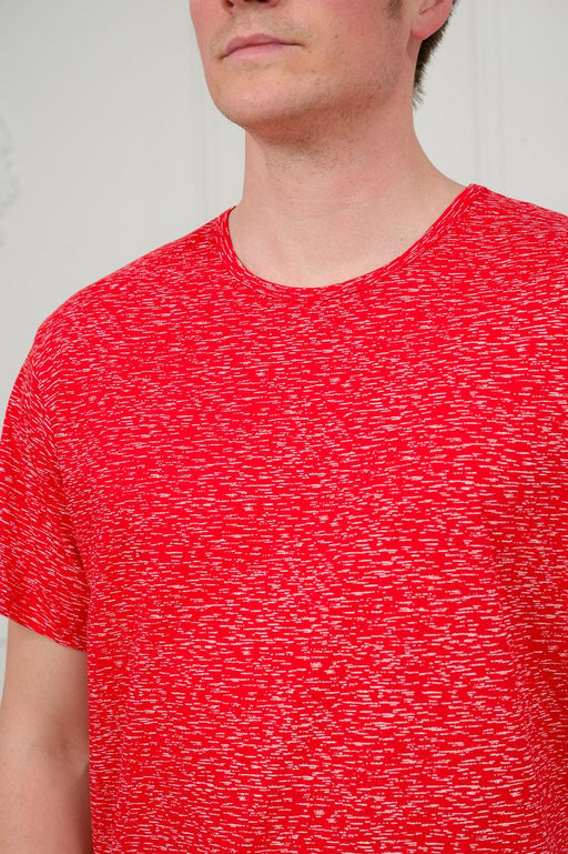 Футболка мужская из кулирки красный - Амадэль фото 4
