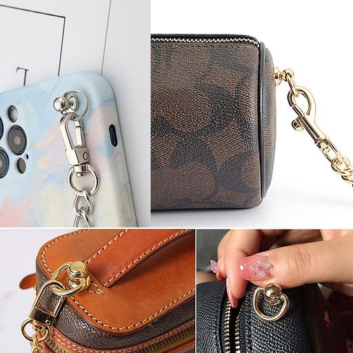 Цена за 2 шт. Кобурный винт d=6/8×9 мм, с кольцом d=10 мм, 4 шт., цвет бронзовый