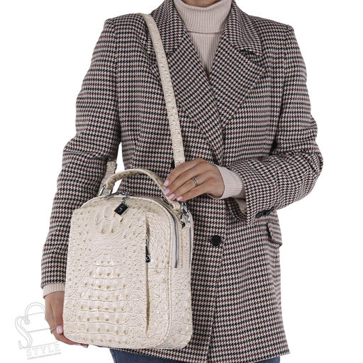 Рюкзак женский 69123-1 beige Velina Fabbiano-Safenta/50 в Новосибирске