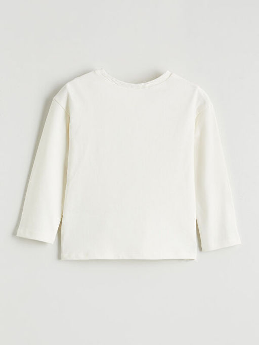 Bisiklet Yaka Fiyonk Detayl? K?z ?ocuk Ti??rt