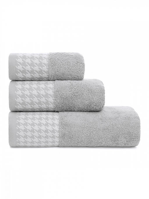 Полотенце для рук 35x70 серый махровая ткань