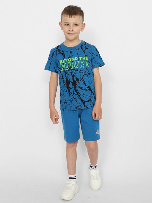 CRB wear/CWKB 63643-42 Футболка для мальчика,синий/Ex.Cherubino  фото 2