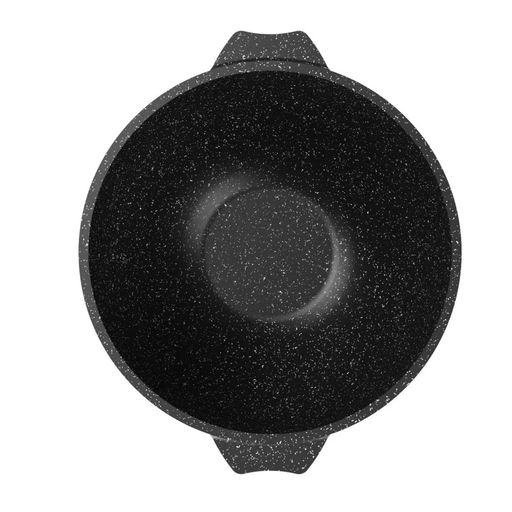 ГРАНИТ BLACK Казан для плова 6,0л, арт. 56802