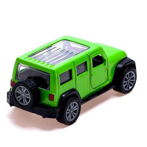 Машина металлическая Крузер, 1:48, инерция, открываются двери, цвет зелёный - Автоград фото 4