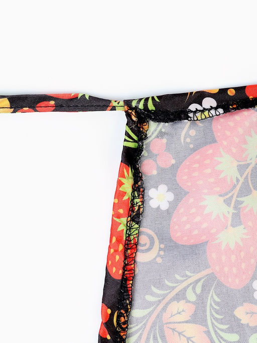 Карнавальный набор «Народная краса»: юбка р-р. 40-48, воротник, повязка, цвет чёрный