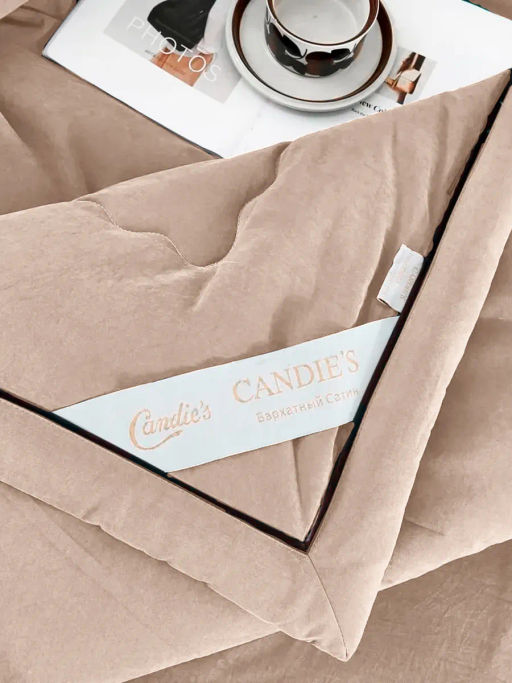 Одеяло Candies Бархатный Сатин с простыней и наволочками ODCANO004 Евро