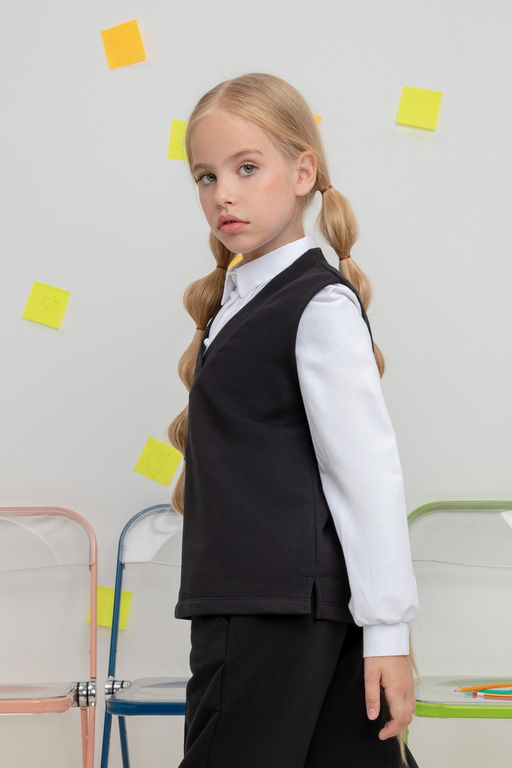 Crockid _ К 302150/черный жилет для дев фото 3