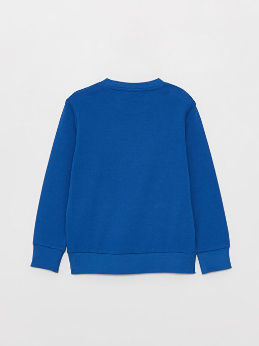 Bisiklet Yaka Bask?l? Uzun Kollu Erkek ?ocuk Ti??rt - Waikiki фото 3