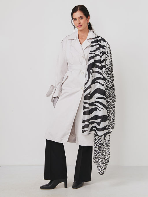 Большой, мягкий, тонкий и очень нежный двусторонний палантин - Tantino фото 2