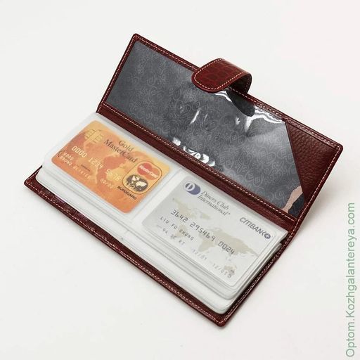 Женская кожаная визитница Sergio Valentini СВ 8122-075  фото 7