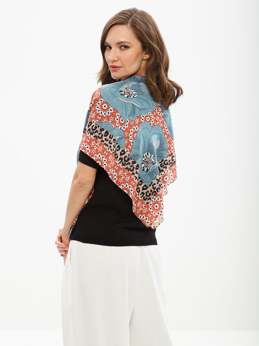 Платок жен. виск+шелк 100х100 LBL34-068-16