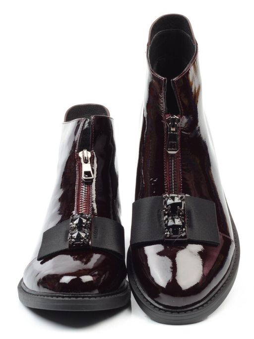 01-CA104-3 WINE Ботинки женские (натуральная кожа, байка) - No name фото 15