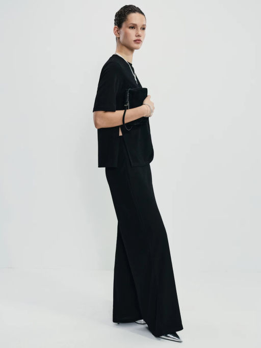 Широкие брюки с люрексом / Zarina