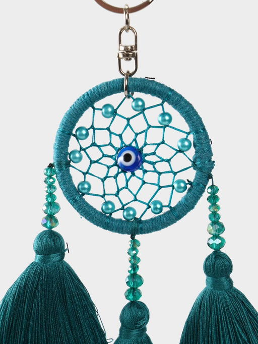 Брелок «Ловец снов», 17 см, бирюзовый