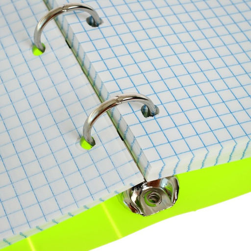 Тетрадь на кольцах, в клетку, 120 листов Салатовая, пластиковая обложка, блок офсет - Calligrata фото 7