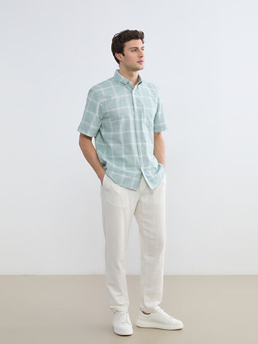 Regular Fit Kareli Erkek G?mlek