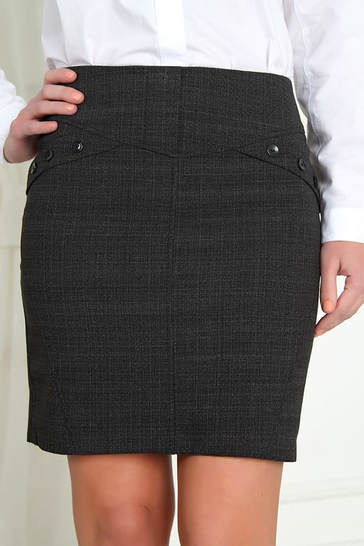 VALENTINA Юбка Ирма (серая)  фото 2