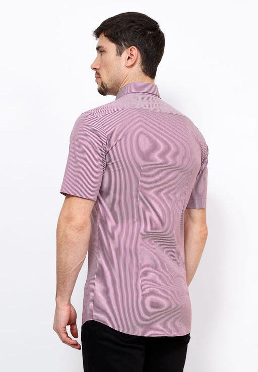 Сорочка мужская короткий рукав GREG 611/307/105/LV STRETCH  фото 10