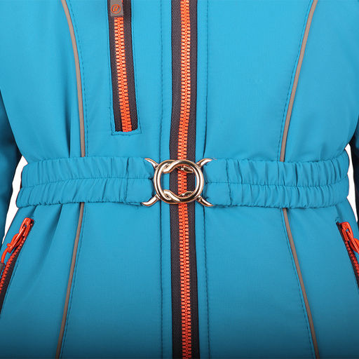 RODOS Утеплённый костюм для девочки зима М-215 Бирюза/Синий