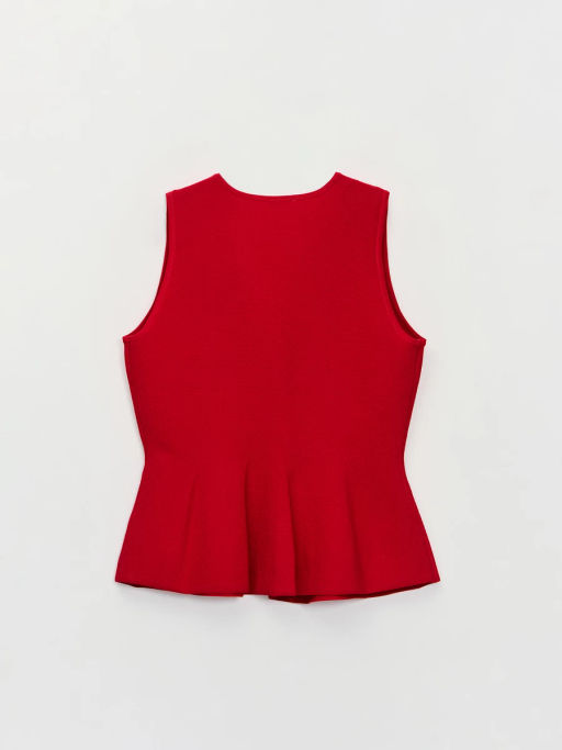 Приталенный жилет с баской ZR2605023308-70 / Zarina