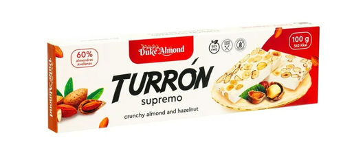 НОВИНКА! Нуга Туррон с миндалем и фундуком 100г - Duke Almond фото 2