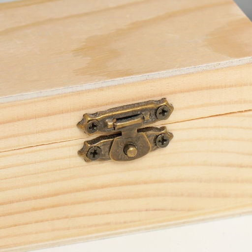 Цена за 2 шт. Шкатулка для росписи дерево «Прямоугольная», 5×8.7×5.3 см