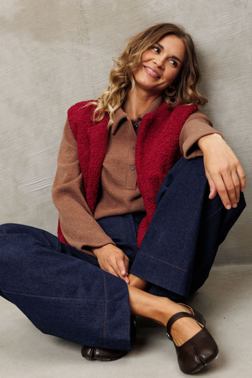 Костюм Gizart 5408/1 бордовый, синий  фото 3