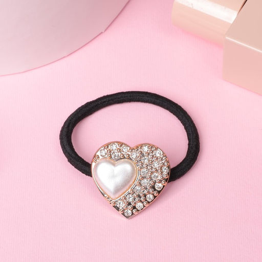 Цена за 6 шт. Резинка для волос «Мэйбл», сердце, 5 см