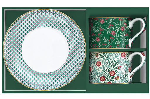 Набор чашек с блюдцами Цветочная фантазия, 0,24 л, 2 шт - Easy life фото 3