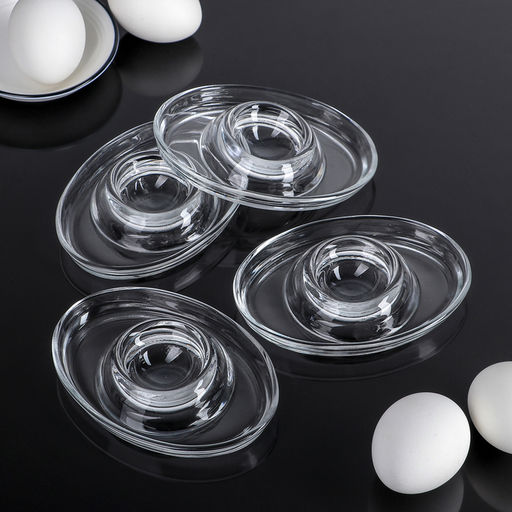 Подставки для яиц Pasabahce Basic, набор 4 шт. стекло, прозрачные