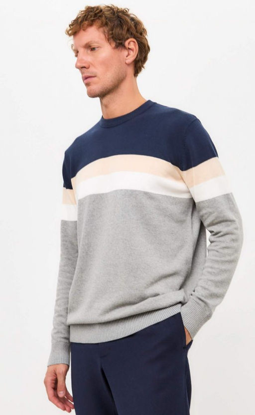 Джемпер F421-1551 grey melange - Fine joyce фото 8