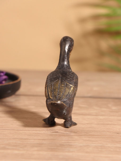Сувенир «Утка», 9×4×9 см, бронза