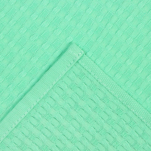Полотенце Доляна цв. салатовый 35х60 см, 100% хл., крупная вафля 220 г/м2  фото 4
