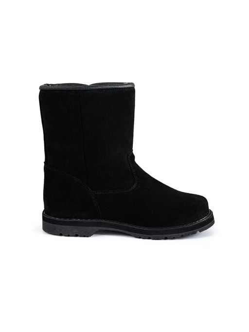 Полусапоги мужские замшевые на липучках