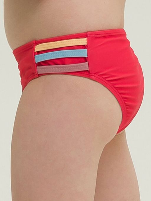 PELICAN, купальный костюм для девочек, Красный фото 6