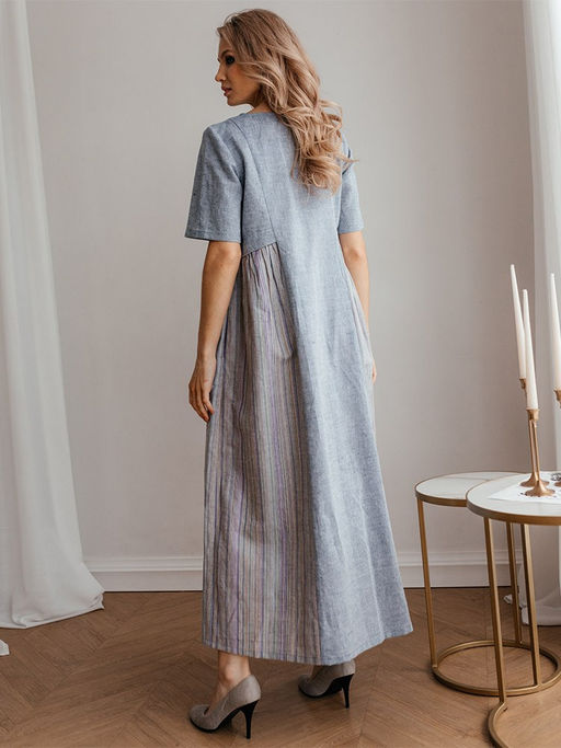 платье лен, хлопок - Волтри фото 3