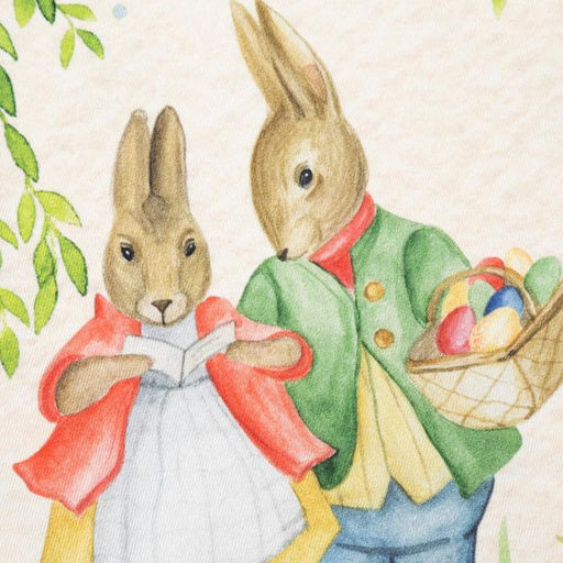 Скатерть Этель Еaster d=214см +/-3см, 100% хл, саржа 190 гр/м2  фото 9